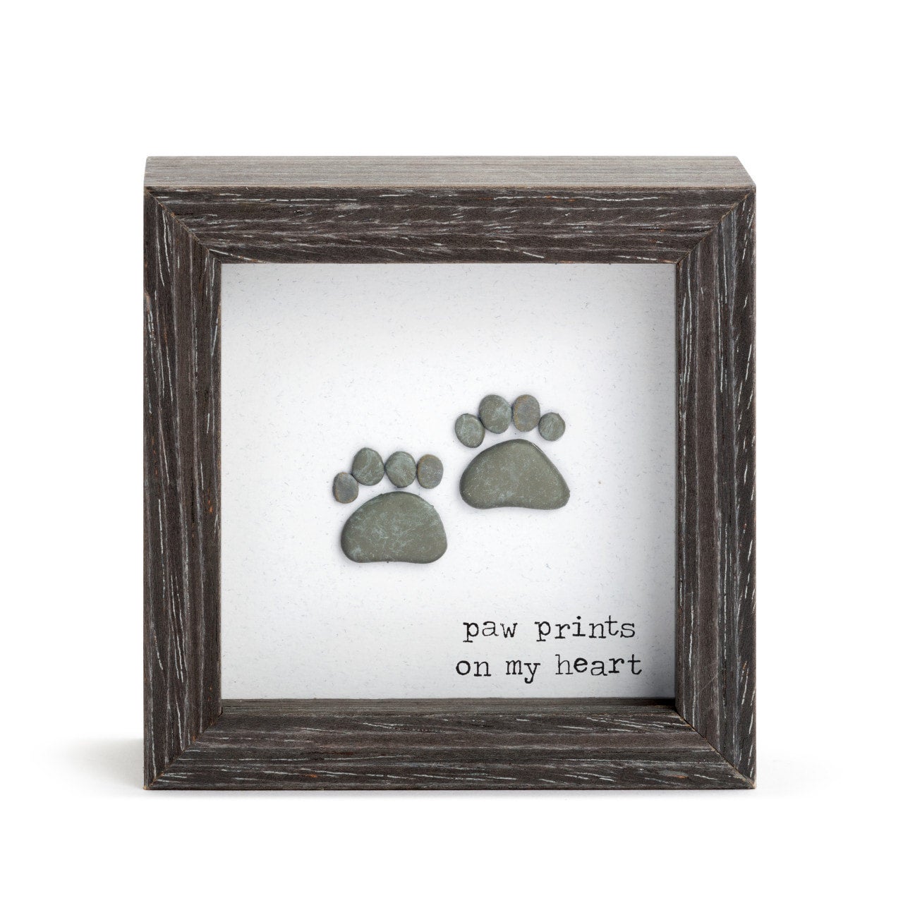 Paw print shadow box hot sale