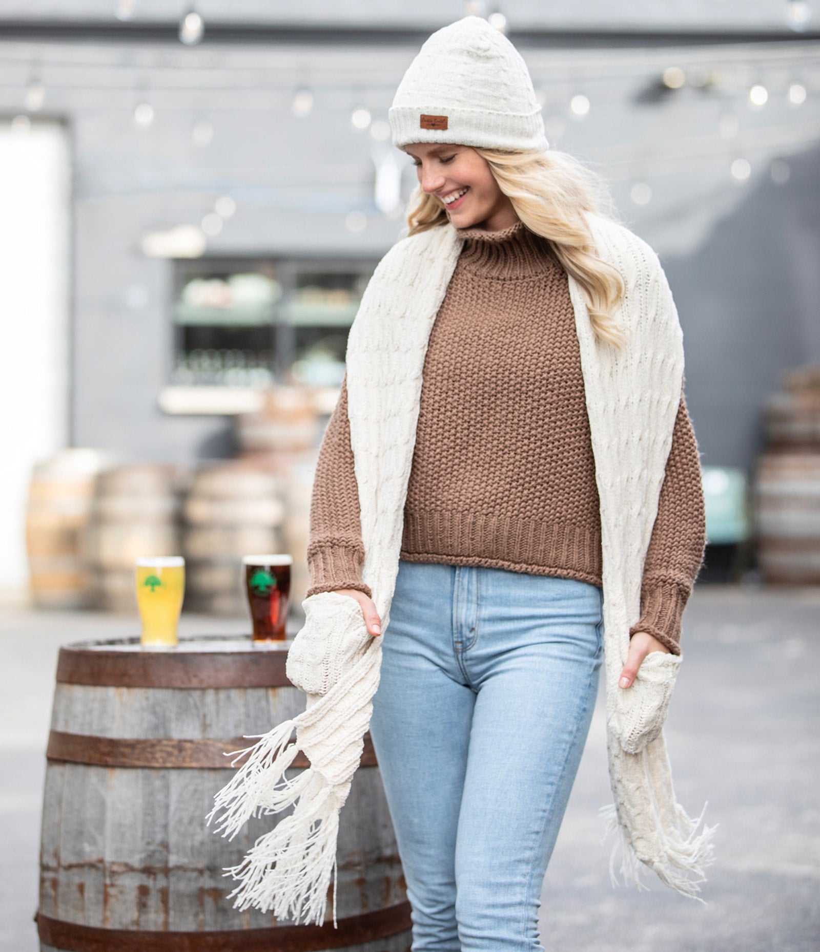 Britt's knits scarf top